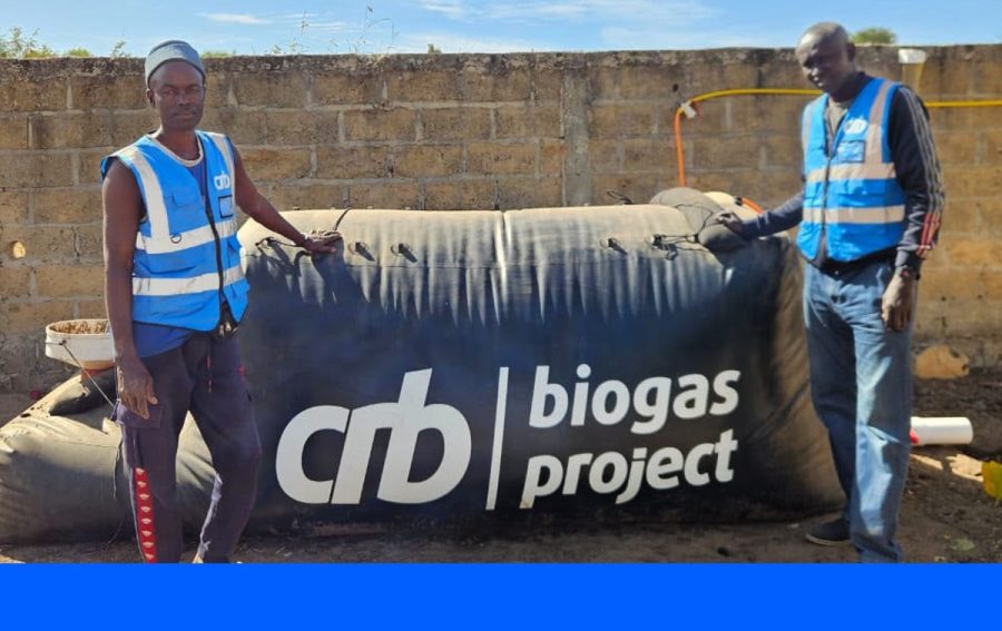 Biogas bag crbcoin project carbon project CRBC gold standard crypto market hilde watty sam warburton UNF Christoph Union nations federation christophe giovannetti